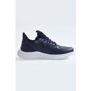 Tommylife 89115 Lacivert Yüksek Taban Bağcıklı Suni Deri Erkek Spor Ayakkabı