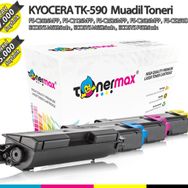 Tonermax Kyocera Tk 590 Fsc5250 Fsc2626 Fsc2526 Fsc2126 Fsc2016 P6026 M6526 M6026 Set Muadil Toner