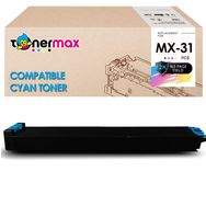 Tonermax Mx2301N / Mx2600N / Mx3100N Sharp Mx-31Gtca Mavi Muadil Toner