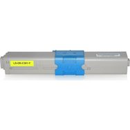 Tonermax Oki C301 C321 MC342 44973541 Sarı Muadil Toner