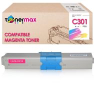 Tonermax Oki C301 C321 MC342 44973542 Kırmızı Muadil Toner