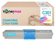 Tonermax Oki C301 C321 MC342 44973543 Mavi Muadil Toner