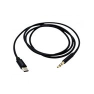 Tonex AX-04 Type-C to 3.5 mm Siyah AUX Audio Ses Kablosu