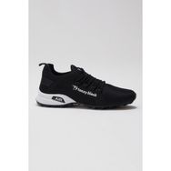 Tonny Black Beyaz Rahat Kalıp Termo Taban Bağcıklı Erkek Siyah Sneaker