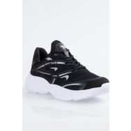 Tonny Black Tbb013 Siyah Beyaz Unisex Faylon Taban Spor Ayakkabı