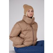Tonny Black TBG069 Vizon Owersize Dolumlu Şişme Su Geçirmez Kadın Mont