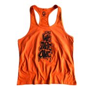 Top Glory 5059 Fitness GYM Tank Top Turuncu Siyah Erkek Atlet