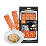 Top Trees Krem Somon Balıklı 4x14 gr Kedi Ödülü