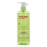 Topicrem AC Purifying Cleansing Gel 400 ml Yağlı ve Akneli Ciltler için Yıkama Jeli