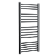 Toprak Havlupan 50x100 cm 14 Borulu Siyah Renk Havlupan Radyatör