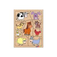 Toptoys CS-7036 Bil Bakalım Kimin Yavrusu Ahşap Puzzle