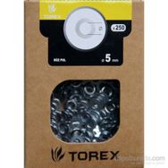 Torex DIN-125 M5 5 mm 250 Adet Düz Pul