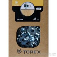 Torex DIN-306 M8 35 Adet 8 mm Ağaç Somunu