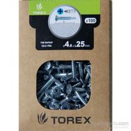 Torex DIN 7504P 4.8x25 mm 100lü Matkap Uçlu YHB Vida