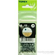 Torex DIN 7505 3x12 mm 50li Sunta Vidası