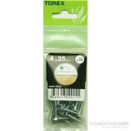 Torex DIN 7505 4x25 mm 30lu Sunta Vidası