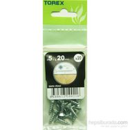 Torex DIN 7505 5x20 mm 20li Sunta Vidası