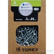 Torex DIN 7981 3.5x25 mm 130lu YSB Sac Vidası