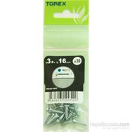 Torex DIN 7982 3.9x16 mm 30lu YHB Sac Vidası