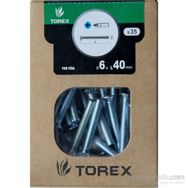 Torex DIN 965 6x40 mm 35li YHB Vida