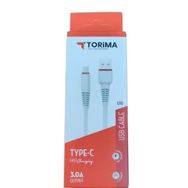 Torima 1 mt 3.0A Type C USB Şarj ve Data Kablosu