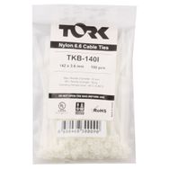 Tork TKB-140I 100 Adet 3.6x142 mm Beyaz Kablo Bağı