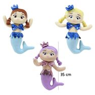 Toru Toys 03016 35 cm Prenses Deniz Kızı Peluş Oyuncak