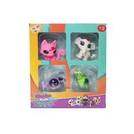 Toru Toys 4'lü Miniş Hayvan Figür Seti