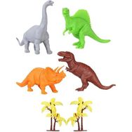 ToruToys 713 Toy Play 14-18 cm 6 Parça Dinozor Figür Seti