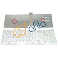 Toshiba Satellite C55-A5105 Beyaz Notebook Klavye