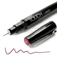 Touch Liner 0,1 mm Wine Red Renkli Çizim Kalemi