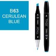Touch Twin Brush Marker B63 Cerulean Blue Teknik Çizim Kalemi
