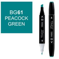 Touch Twin Brush Marker BG61 Peacock Green Teknik Çizim Kalemi