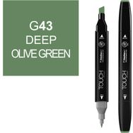 Touch Twin Marker G43 Deep Olive Green Çizim Kalemi