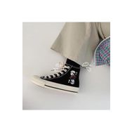 Touz Moda Jujutsu Kaisen Baskılı Siyah Unisex Kanvas Ayakkabı