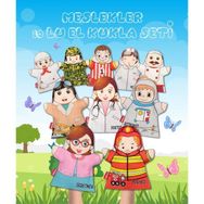 Tox 10 Parça Meslekler El Kukla Set Eğitici Oyuncak