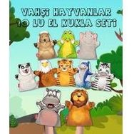 Tox 10 Parça Vahşi Hayvanlar El Kukla Set Eğitici Oyuncak