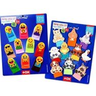 Tox 2 Set 106/77-2 Mavi 20 Parça Tox Emojiler ve Evcil Hayvanlar Parmak Kukla