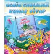 Tox Deniz Canlıları Kumaş Sessiz Kitap Bez Kitap Yumuşak Ve Hışırtılı Eğitici Oyuncak