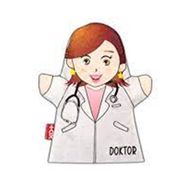 Tox Doktor Meslekler Keçe El Kukla Eğitici Oyuncak