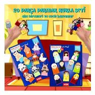 Tox Evcil Hayvanlar ve Aile Bireyleri T772 T751 2 Set 20 Parça Parmak Kukla