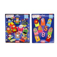 Tox Masal Kahramanları ve Rakamlar T064 T225 2 Set 20 Parça Parmak Kukla