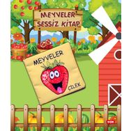 Tox Meyveler Kumaş Sessiz Kitap Bez Kitap Yumuşak Ve Hışırtılı Eğitici Oyuncak