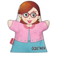 Tox Öğretmen Meslekler Keçe El Kukla Eğitici Oyuncak