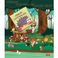 Tox Orman Hayvanları Kumaş Sessiz Kitap Bez Kitap Eğitici Oyuncak , Yumuşak Ve Hışırtılı