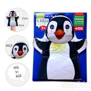 Tox Penguen Vahşi Hayvanlar Keçe El Kukla Eğitici Oyuncak