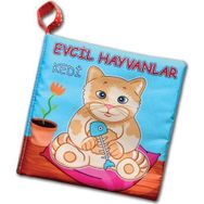 Tox Siyah Beyaz Evcil Hayvanlar Kumaş Sessiz Kitap T137 Bez Kitap Yumuşak Ve Hışırtılı Eğitici Oyuncak