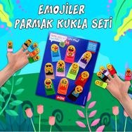 Tox T106 Emojiler 10 Parça Parmak Kukla