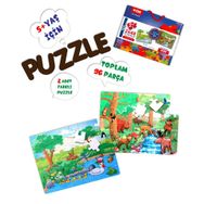 Tox T15 Orman 5+ Keçe Yapboz 5 Yaş Puzzle
