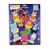 Tox T223 10 Parça Safari Hayvanları Parmak Kukla Set